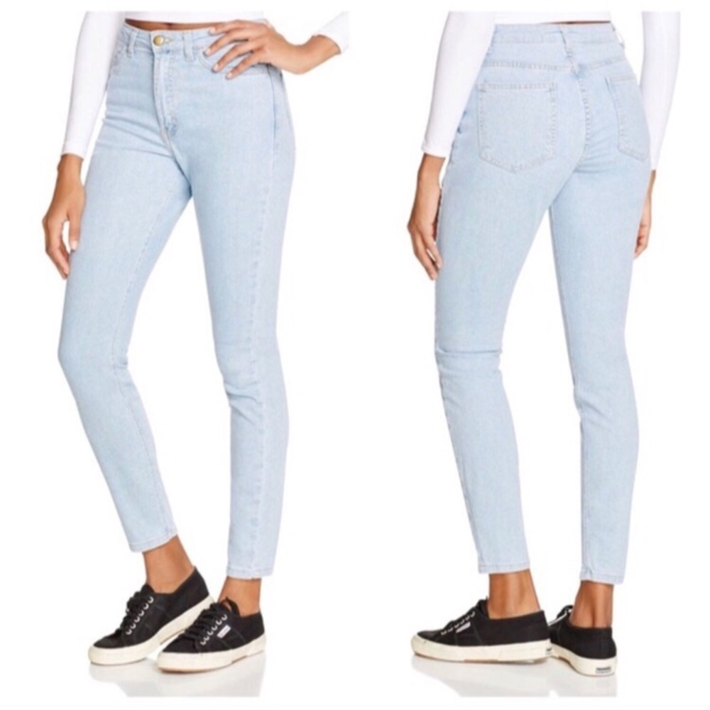 American Apparel High Waisted Jeans - Picture 1 of 5